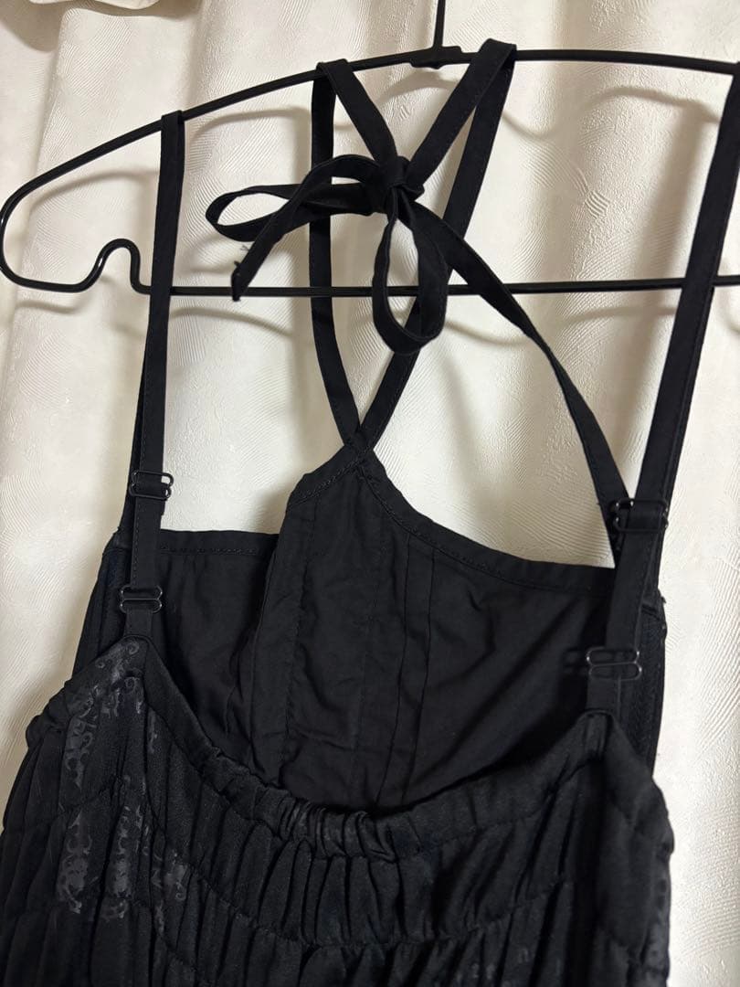 h.NAOTO BLOOD ホルターネックキャミソールワンピース