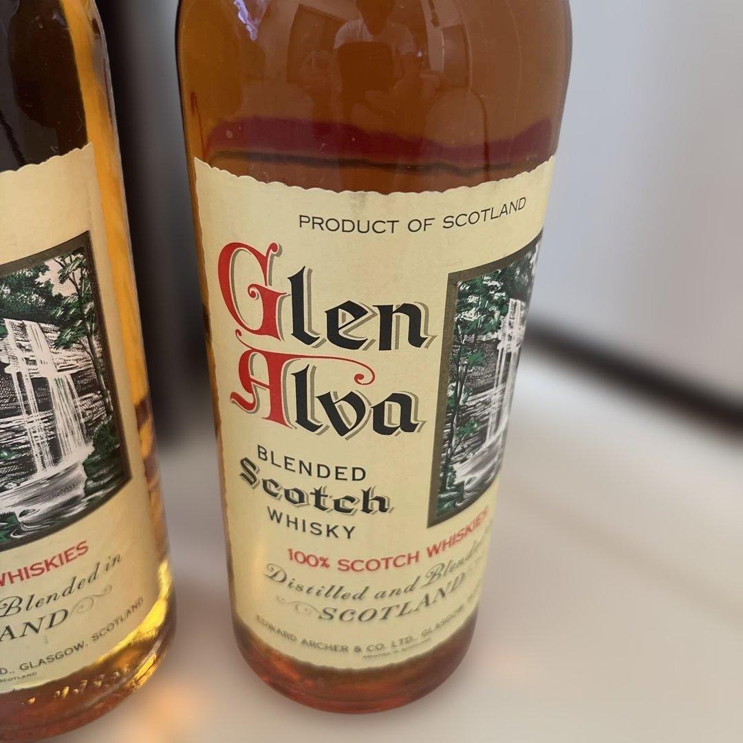古酒Glen Alba 特級ウイスキー 2本セット箱付き