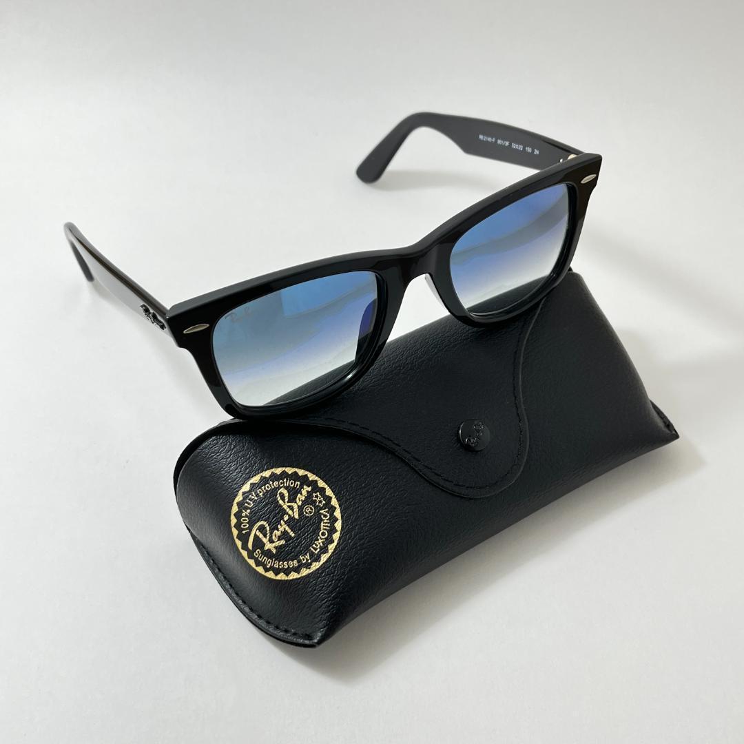 【新品正規】RB2140F-9013Fレイバン ウェイファーラー ブルーハーフ