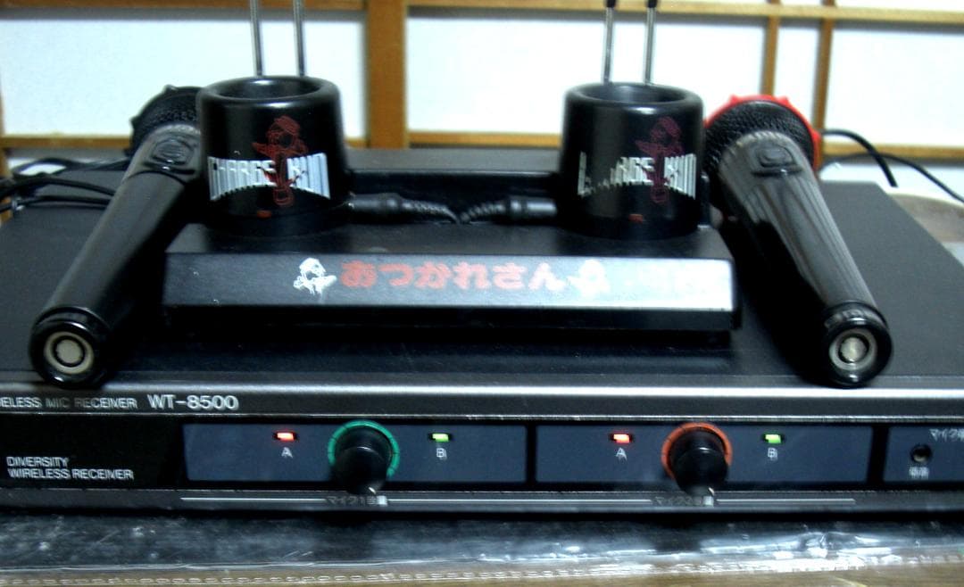BMB★WT-8500電波式800MHz ワイヤレスマイクセット★取扱説明書付き