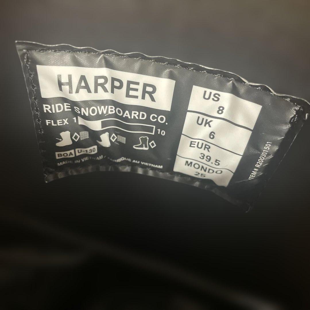 美品 RIDE Harper レディース BOAタイプ スノボ ブーツ 25cm