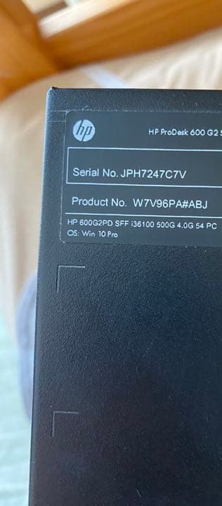 デスクトップパソコン　hp  キーボード付　Office2016入り