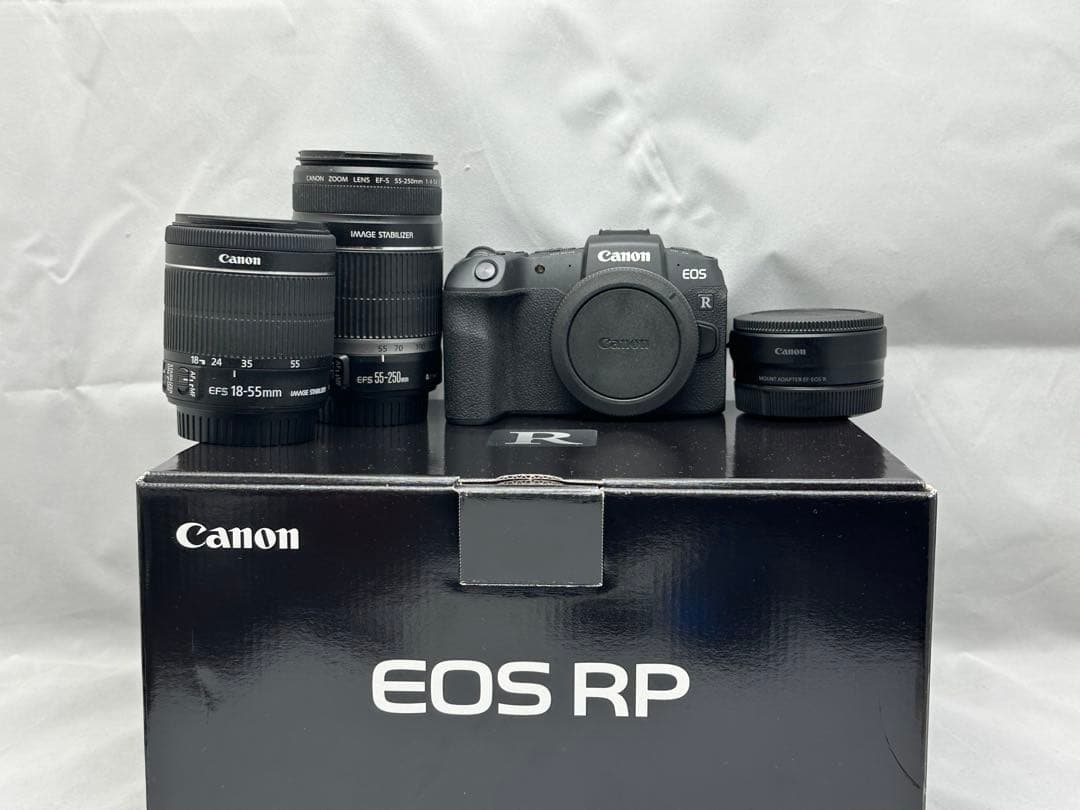値下げ！Canon EOS RP ミラーレス一眼 カメラ 2本レンズ付き