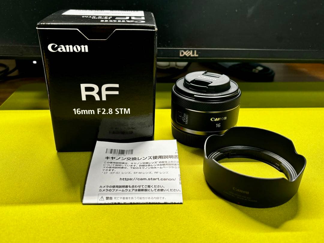 Canonレンズ RF 16mm F2.8 STM