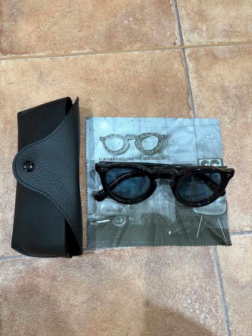 Evilact サングラス ネイビー日本製