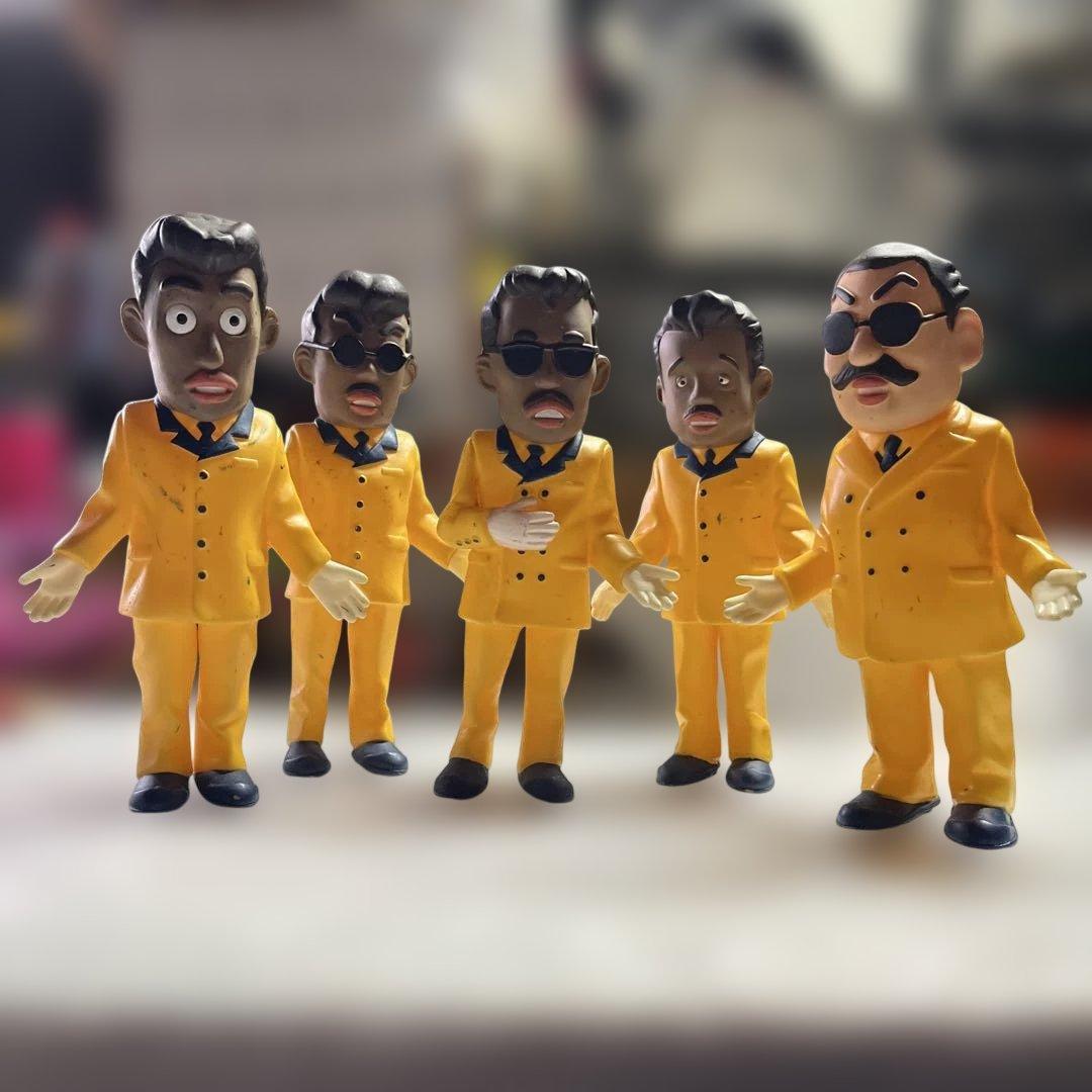 激レア　ラッツ&スター　ソフビ　フィギュア　5体セット　鈴木雅之　田代まさし