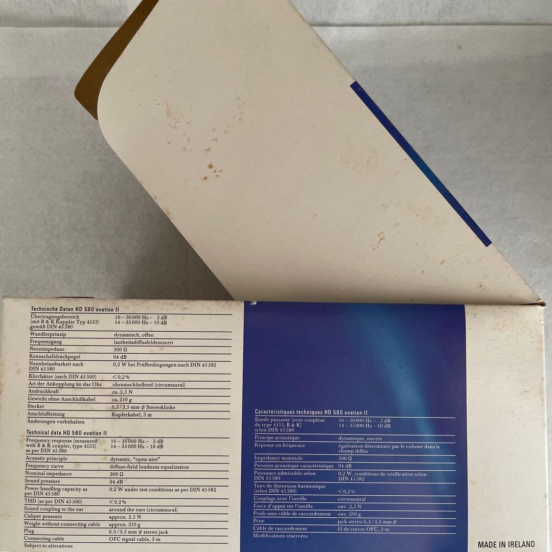 SENNHEISER HD560 Ovation Ⅱ 元箱付き 不具合あり