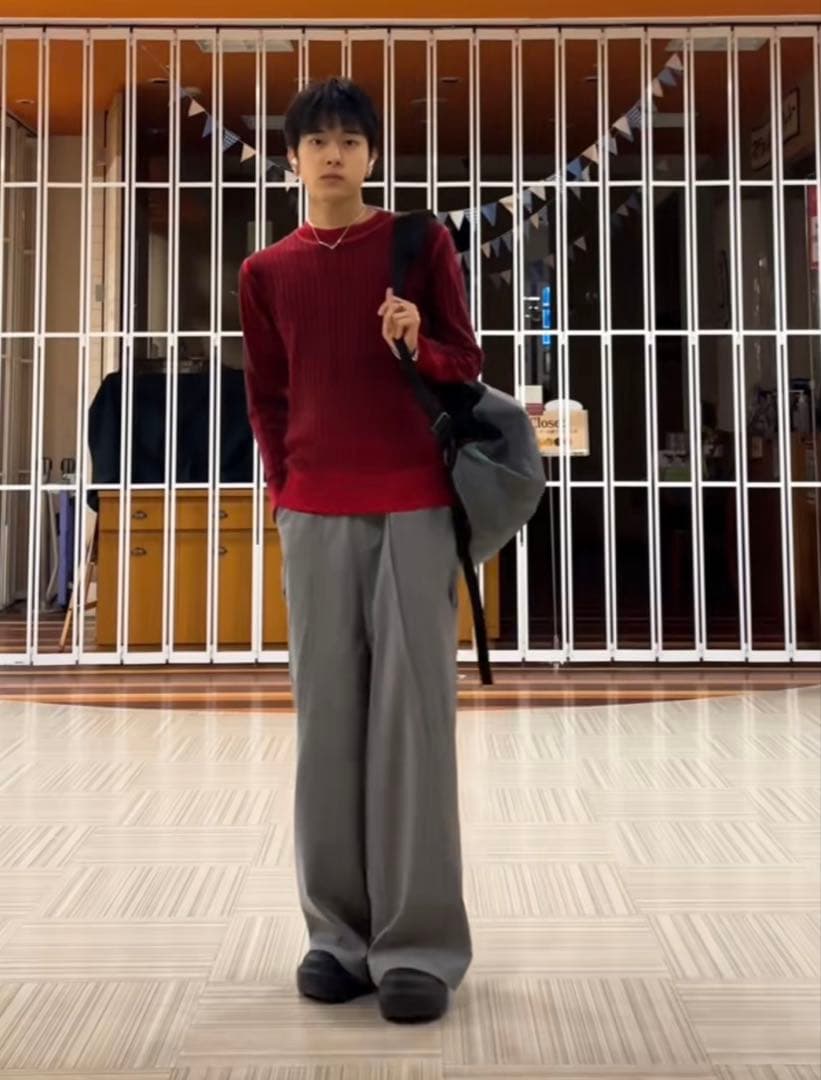 GOAT ESSENCE TUCK WIDE PANTS スラックス　サイズ2