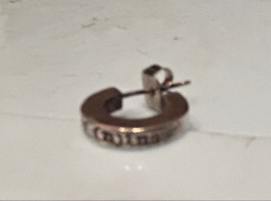 NUMBER (N)INE×jam  made シルバーフープピアス