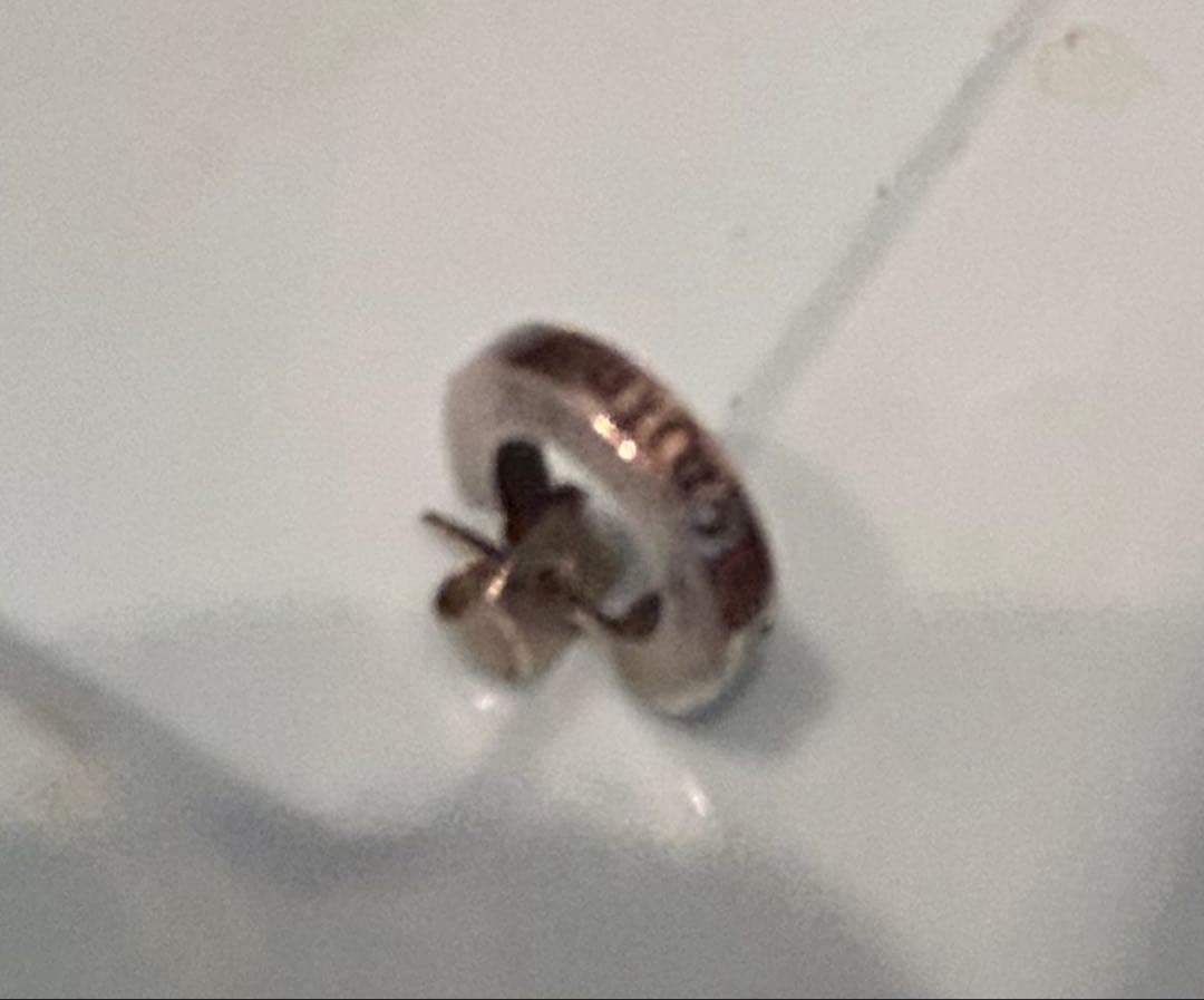 NUMBER (N)INE×jam  made シルバーフープピアス