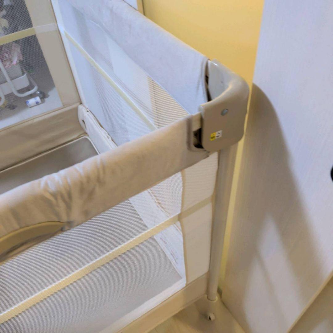 【極美品】アップリカ プレイヤード　ベビーベッド　ココネル　エアープラス　AB