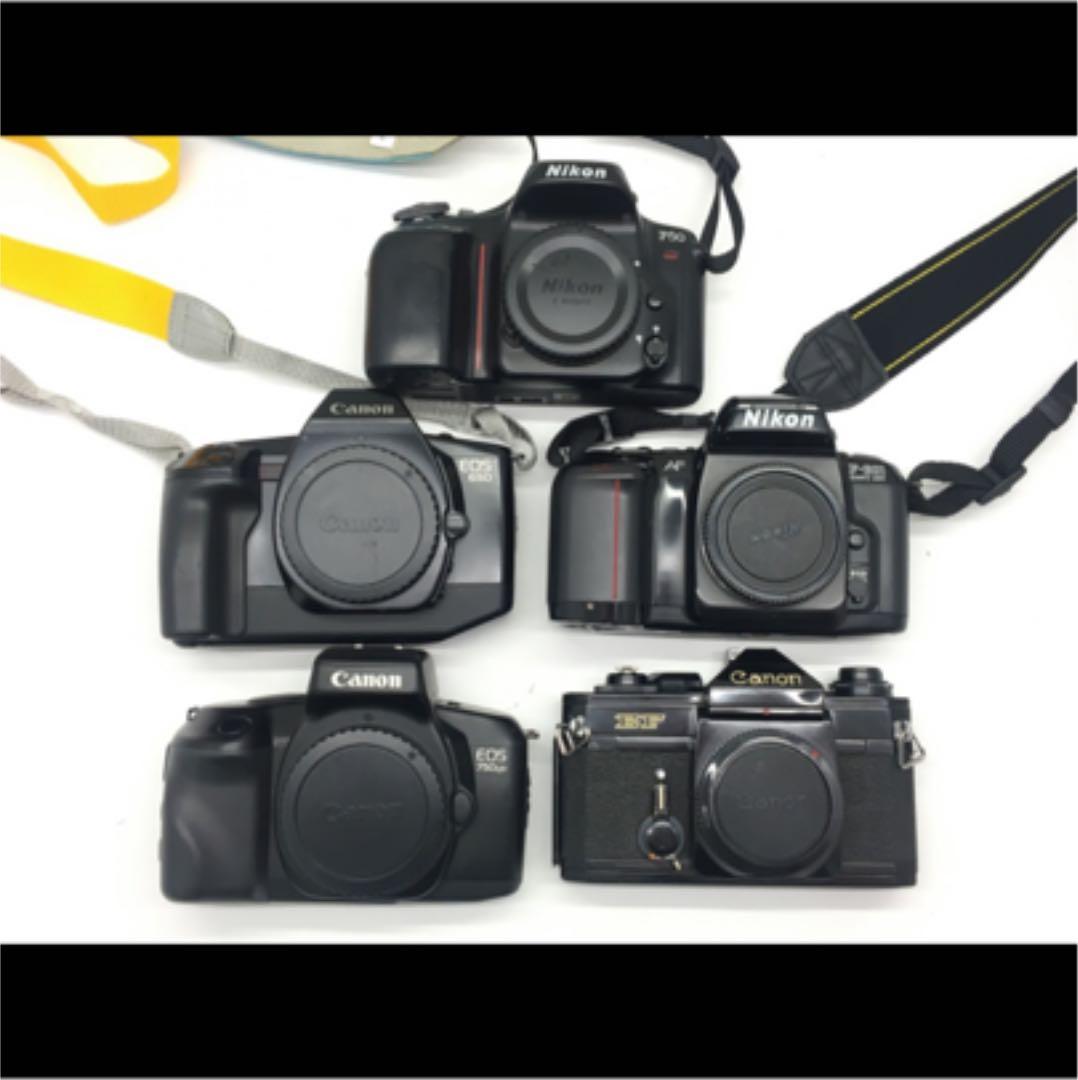 Canon Nikon 一眼レフカメラ 本体のみ 5点 まとめ ジャンク 中古