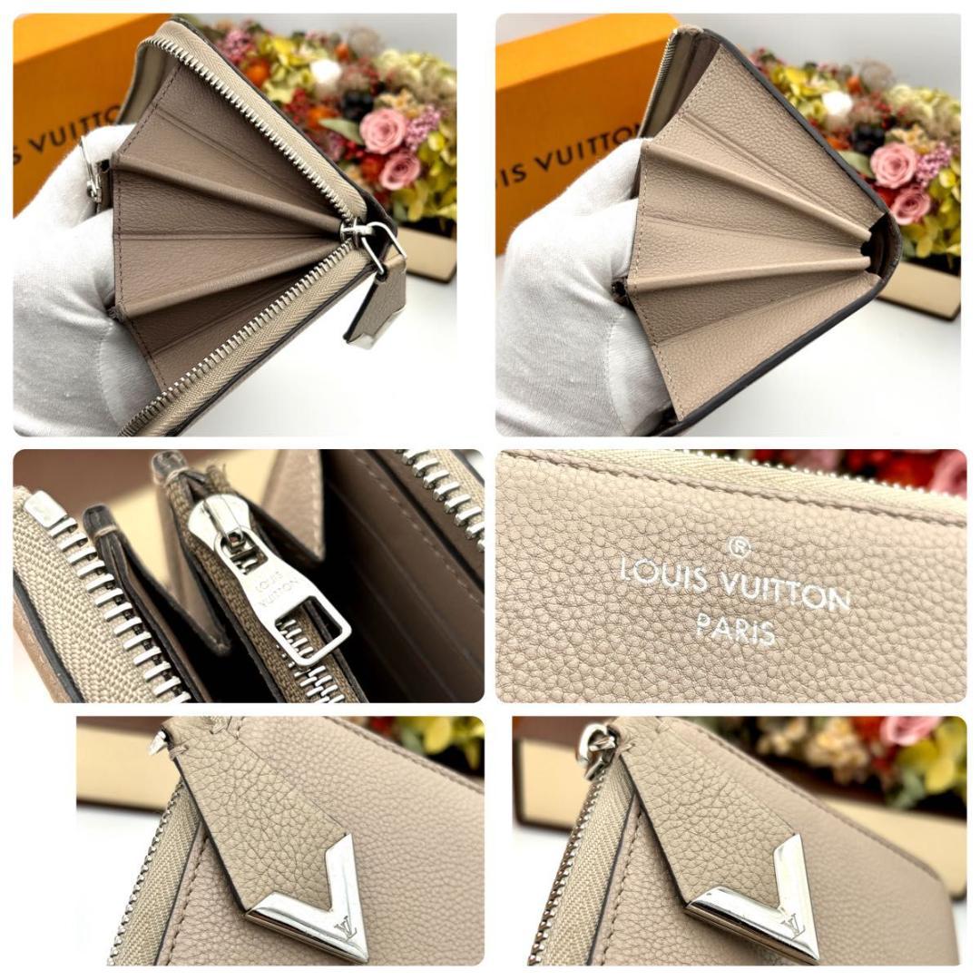 Ryu様　ルイヴィトン ポルトフォイユ コメット 長財布 ベージュ ガレ L字