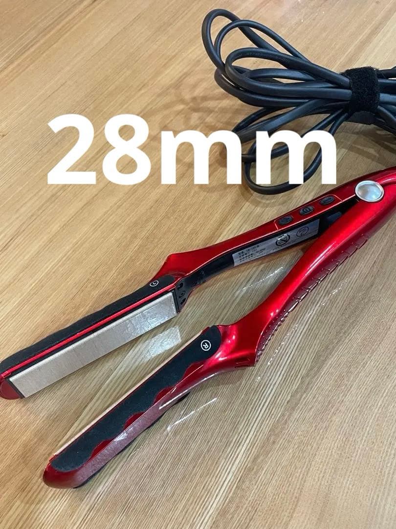 radiant ストレートヘアアイロン レッド28mm ラディアント