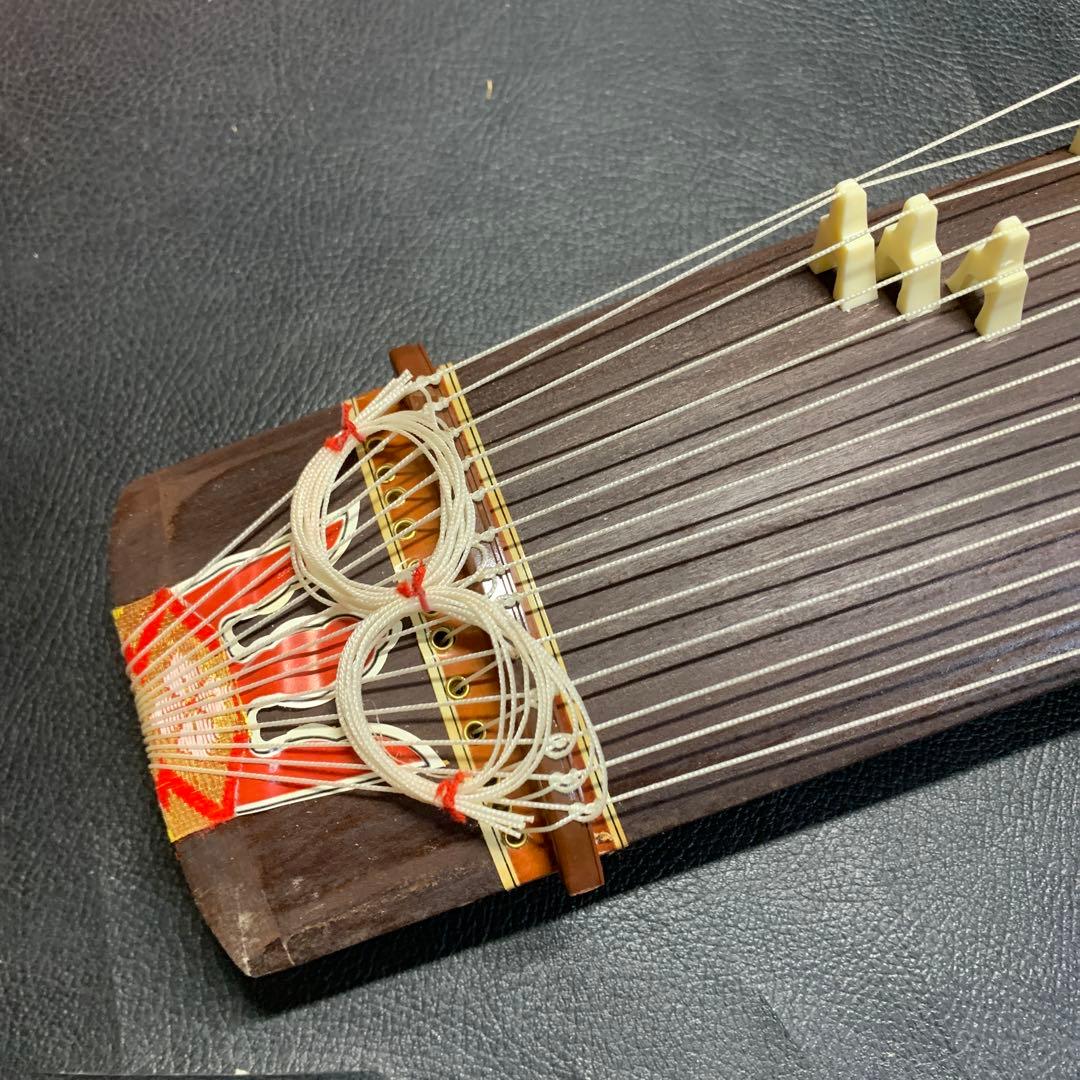 ミニ　お琴　13弦　42cm お琴の手びき　和楽器