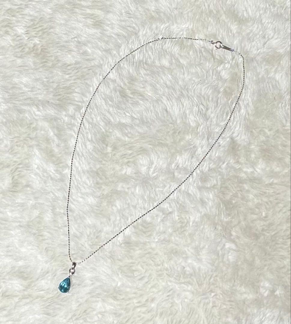 K10 ブルートパーズ　ネックレス