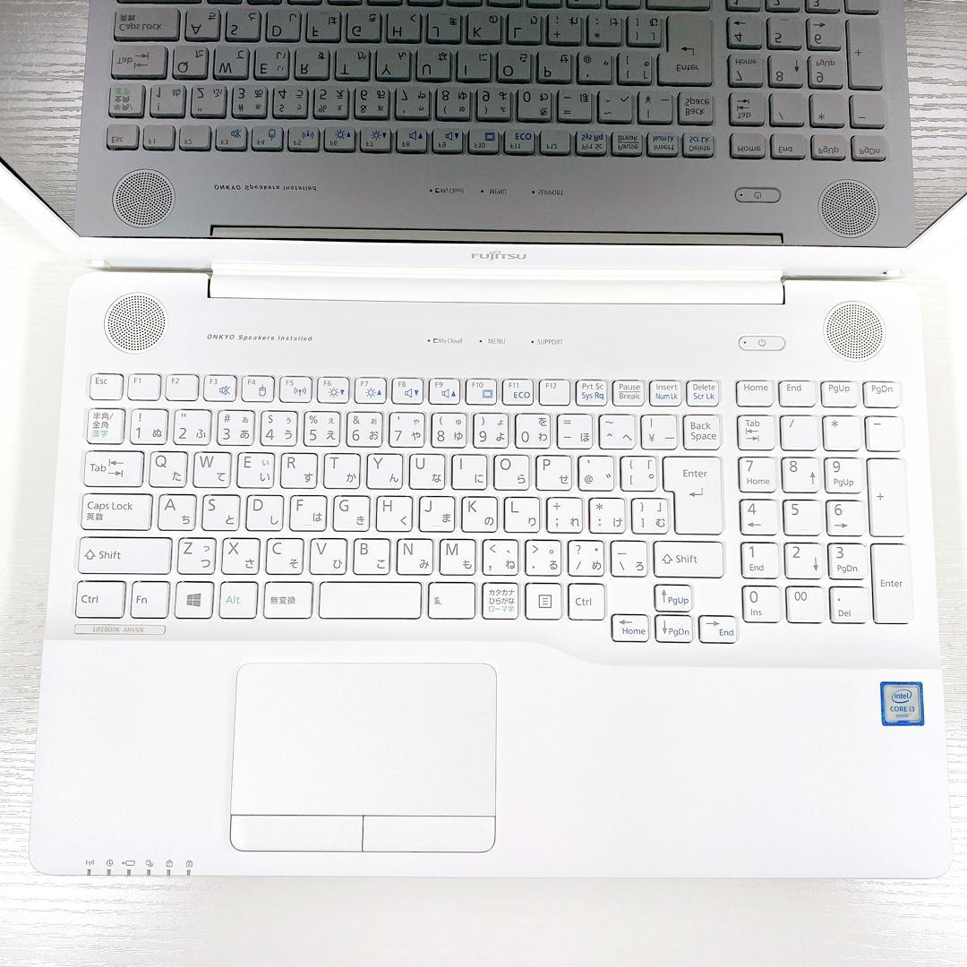 届いてすぐに使える✨事務作業✨快適SSD✨ブルーレイ✨富士通ノートパソコン✨04