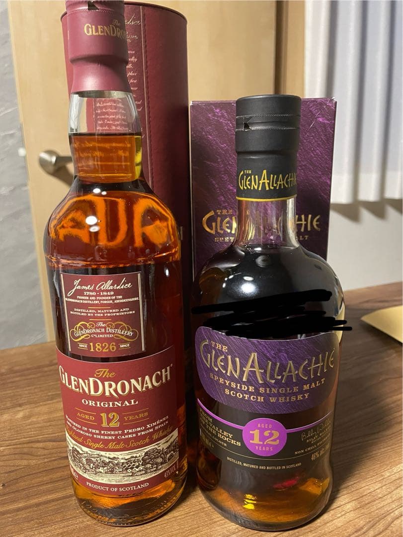 10月末まで特価 旧ラベル　グレンドロナック　グレンアラヒー 12年 セット