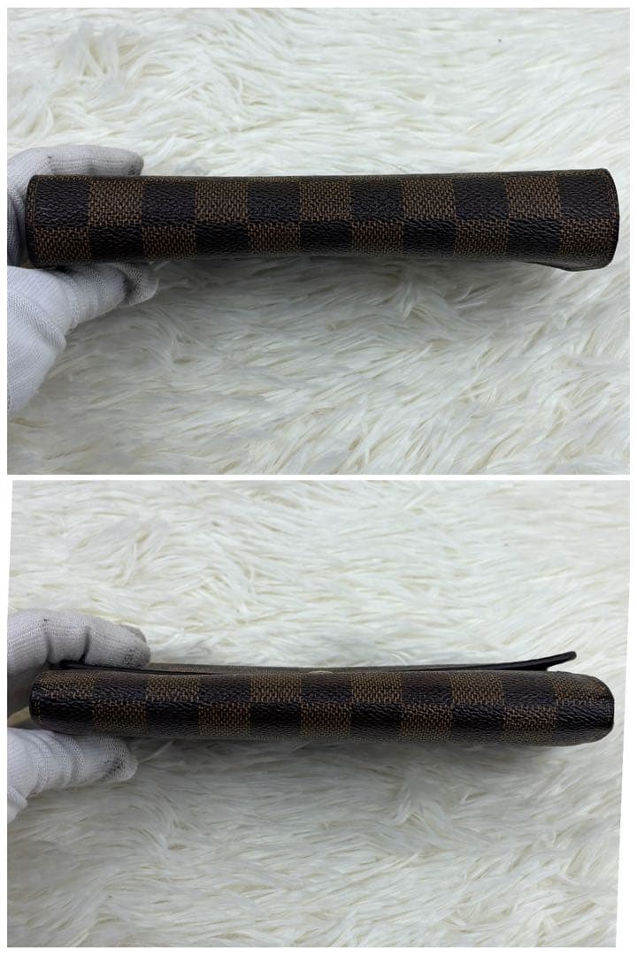 美品！ルイヴィトン 長財布 ダミエ エベヌポルトフォイユ サラ カード10枚収納
