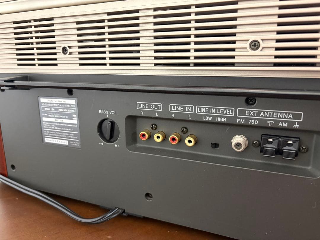 [美品] SONY ソニー セレブリティII MD-7000