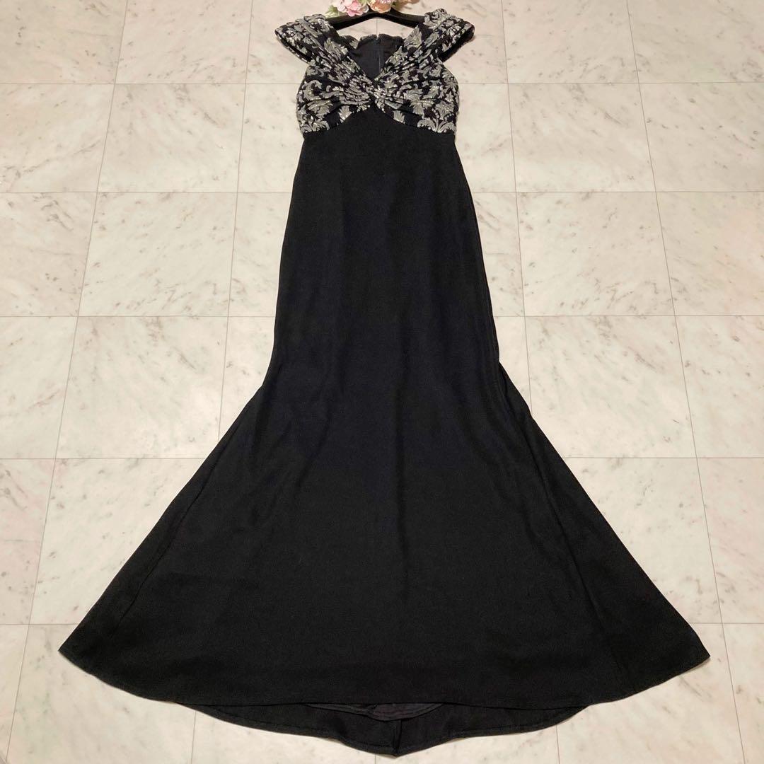 美品　タダシショージ　ロングドレス　刺繍　マーメイド　パーティ　2