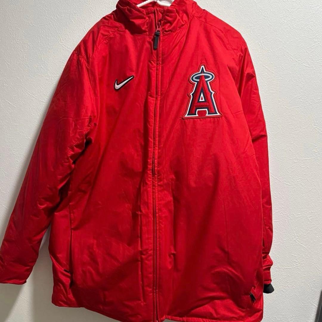 mlb nike エンゼルス　ダウンジャケット　野球　応援グッズ　angels
