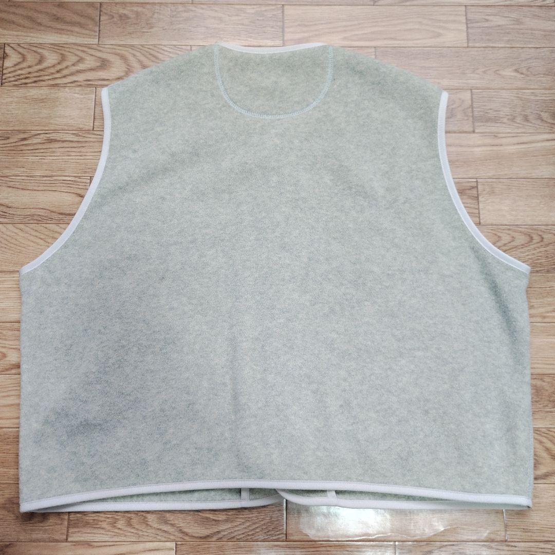 DANTON フリース カラーレスベスト　マーブル　38