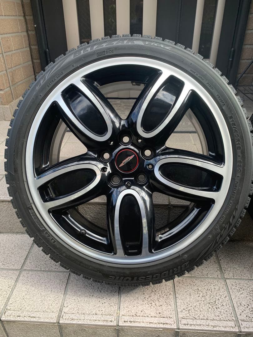 ミニクーパージョンクパーワークス用ホイールスタッドレスタイヤセット