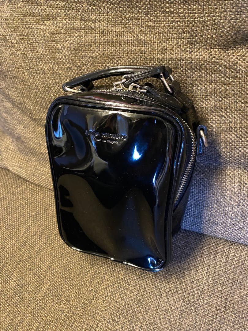 ジュンヤワタナベ　チェーンバッグ　ブラック