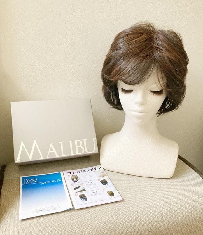 うらら　マリブ　メッシュレイヤーショート　ダークブラウンMIX