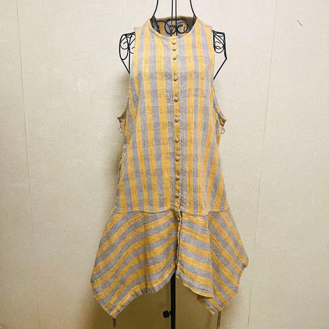 うさとの服 usaato エンジェル ワンピース チュニック 草木染め