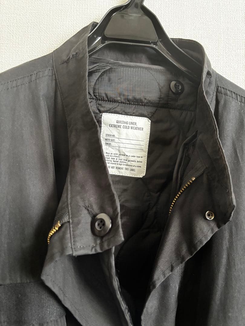 美品 ビッグシルエット M-65 ライナー付　モッズコート　ブラック