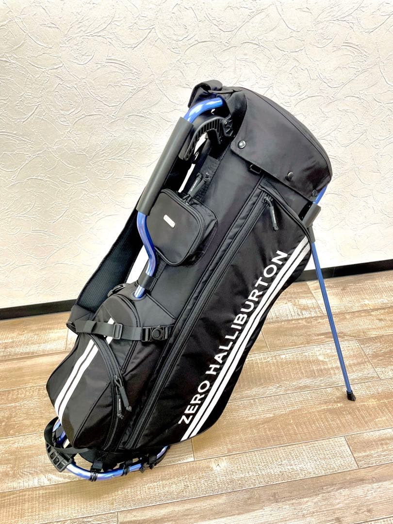 【コース未使用】ゼロハリバートン スタンド キャディバッグ ブラック