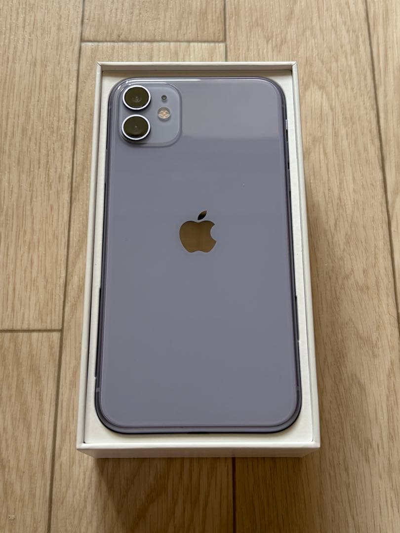 Apple iPhone11 128gb SIMフリー 本体 パープル