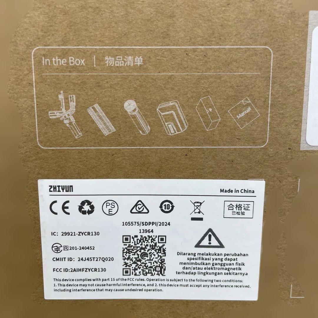 11478 未開封品　ZHIYUN CINEPEER Weebill 3E