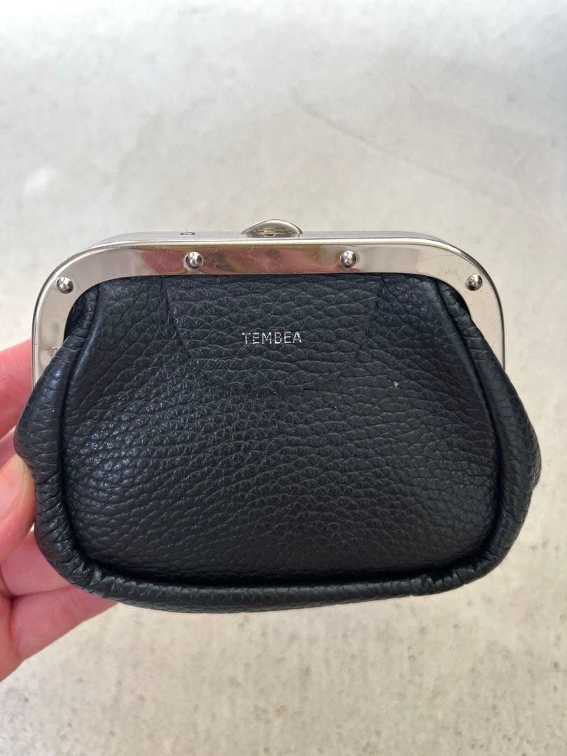 TEMBEA がま口　財布　ブラック