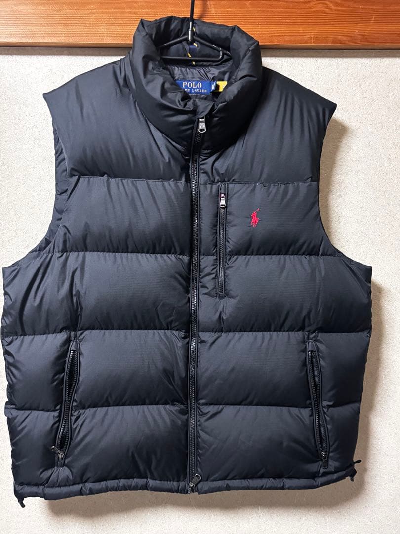 Polo Ralph Lauren ブラック ダウンベスト　美品