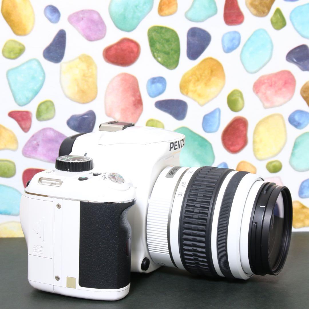 ♥︎◇PENTAX k-x ◇ショット数極少 ◇スマホ転送 ◇ホワイト