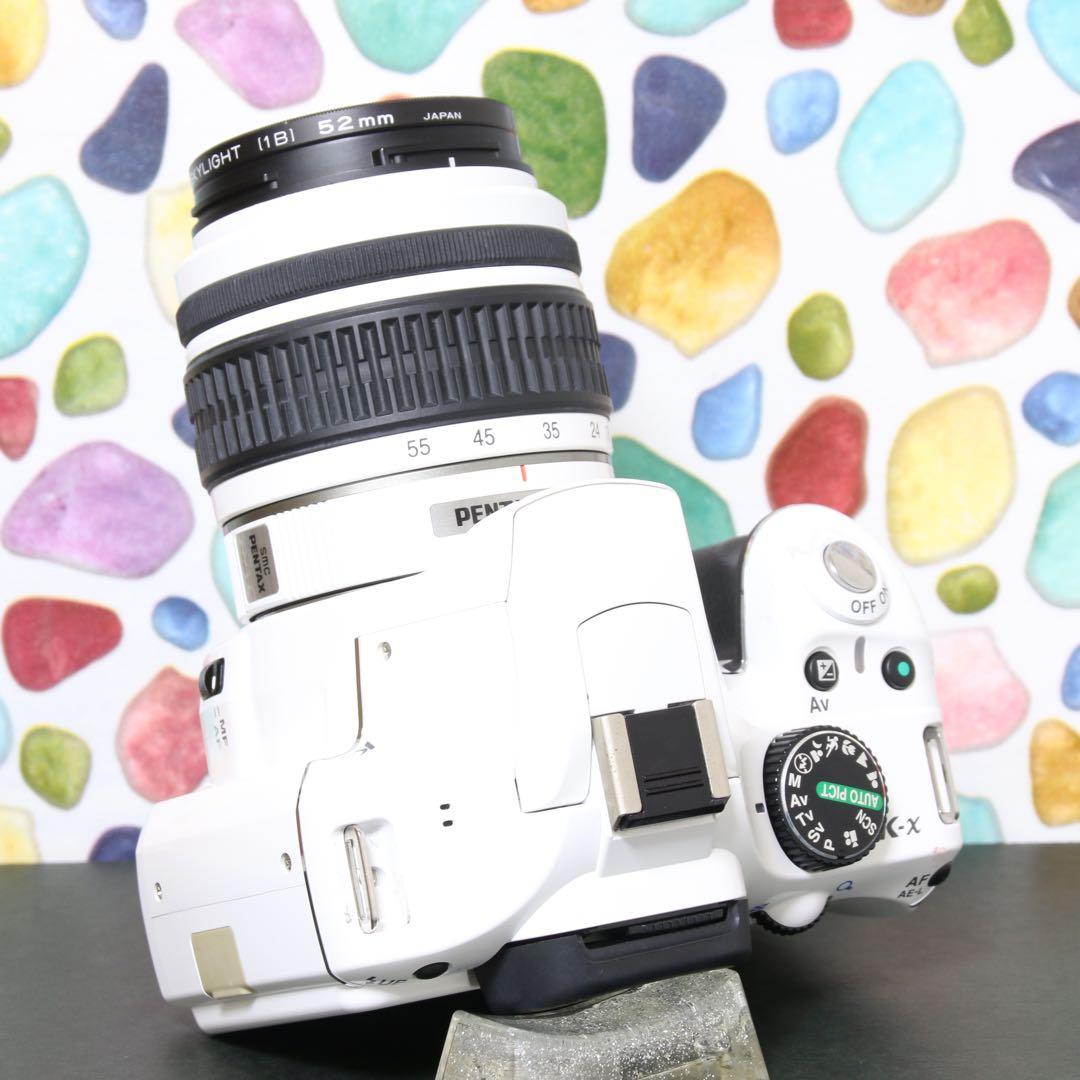 ♥︎◇PENTAX k-x ◇ショット数極少 ◇スマホ転送 ◇ホワイト