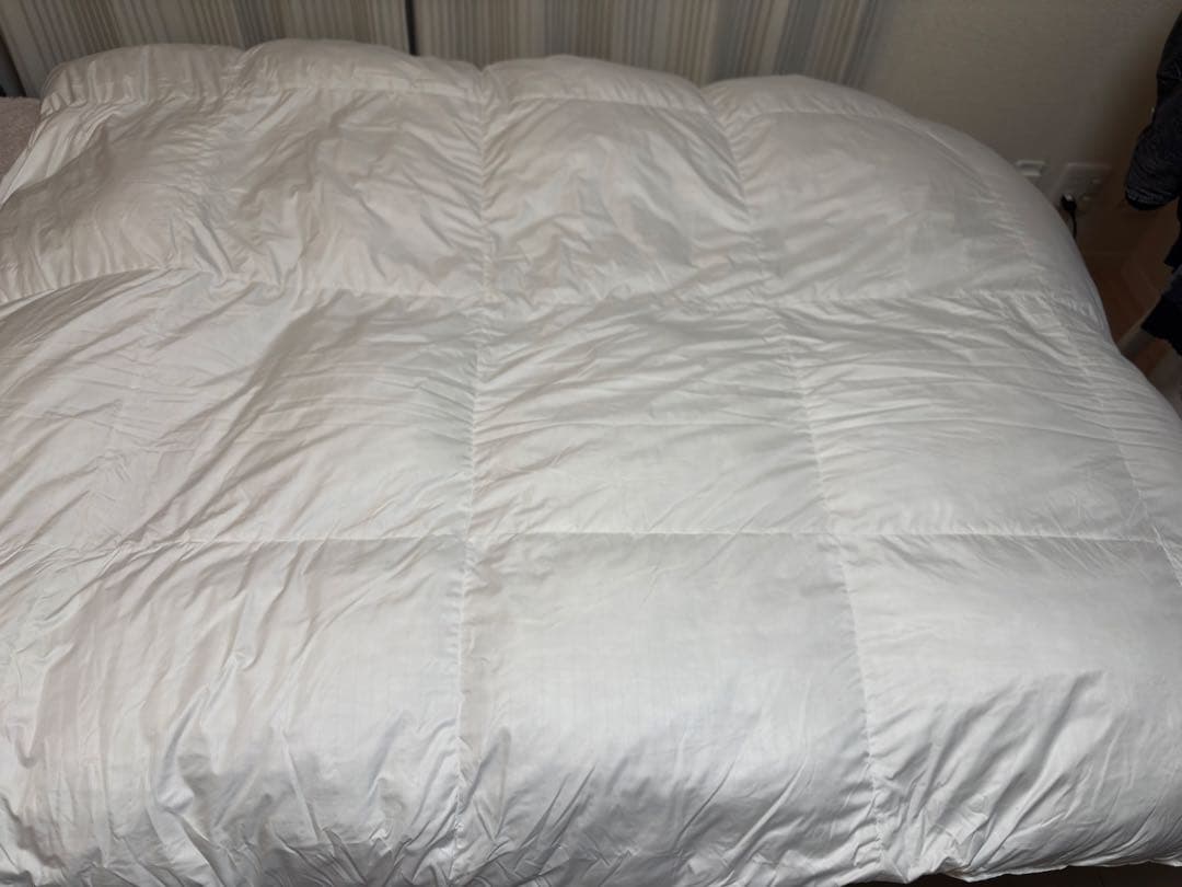 無印良品 羽毛掛け布団 中厚手 セミダブル