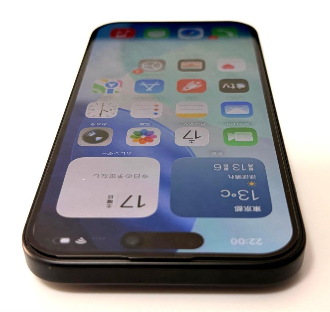 【極美品】iPhone15 ブラック 128GB SIMフリー おまけ多数あり