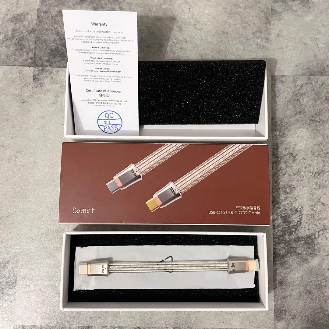 ddHiFi TC19CC Comet フラッグシップ ピュアシルバー 10cm