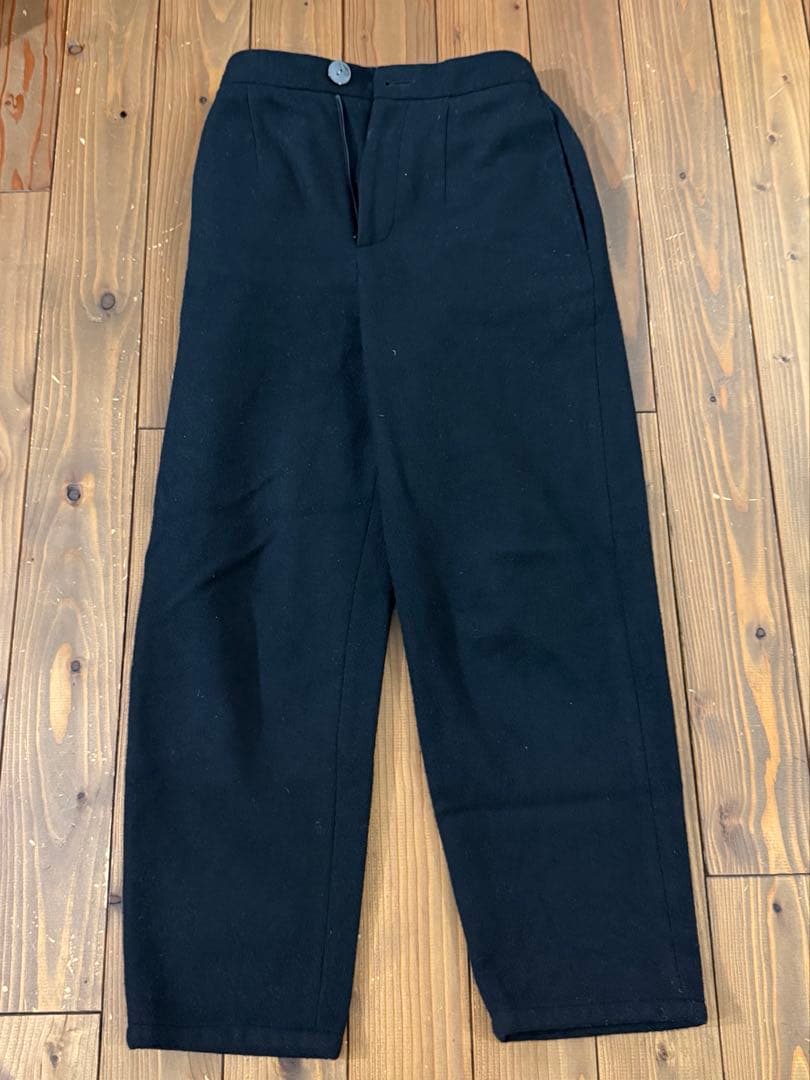 nagonstans ナゴンスタンス　パンツ　ウール　ブラック