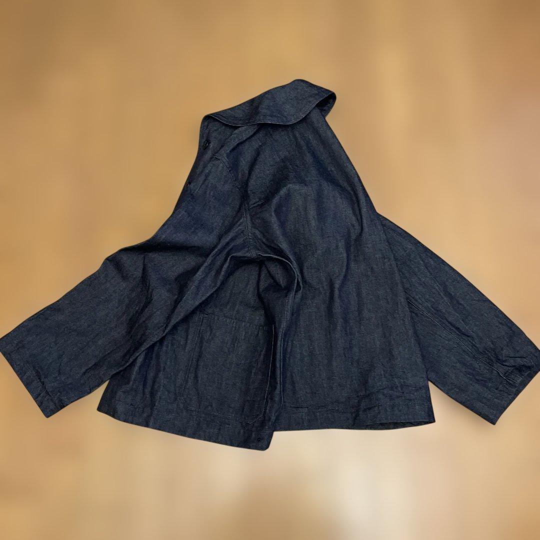 ジャケット・アウター US NAVY Shawl Collar Denim Jacket (44)