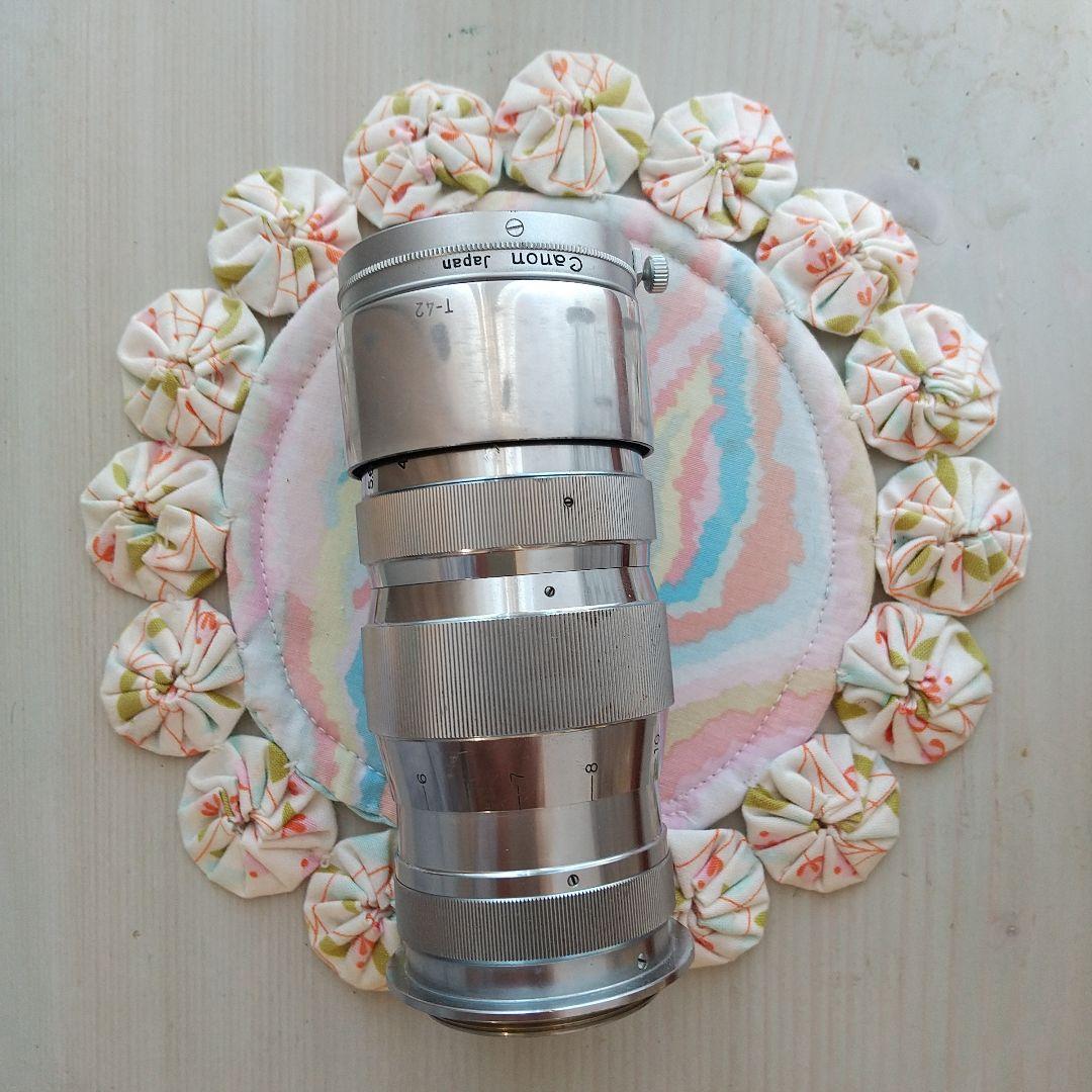 キャノン-L 135mmF4オールクロームタイプ初期型