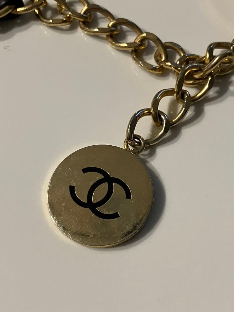 CHANEL シャネル チェーンベルト 3連 モチーフ ヴィンテージ