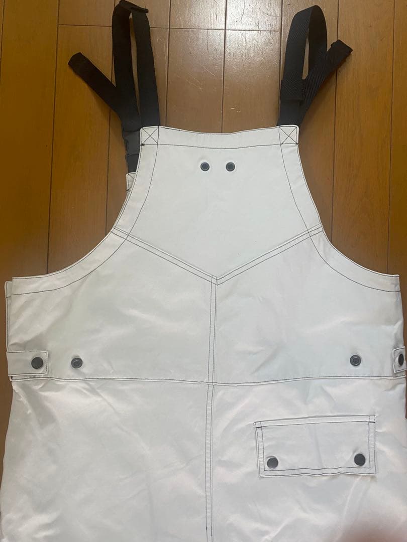 「美品」　NIKE オーバーオール　クリーム色　貴重サイズ　XL オールシーズン