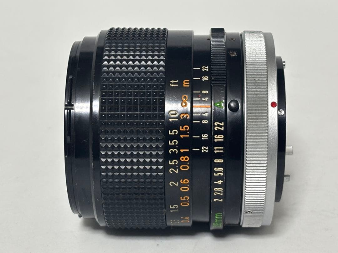 【カビ曇り無し】 Canon FD 28ｍｍ F2 S.S.C. FDマウント