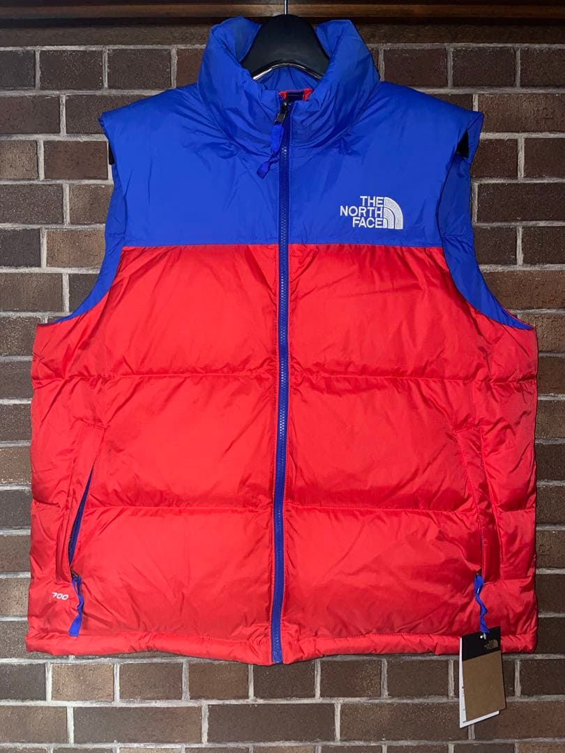 north face nuptse vest pepsi xl 未使用