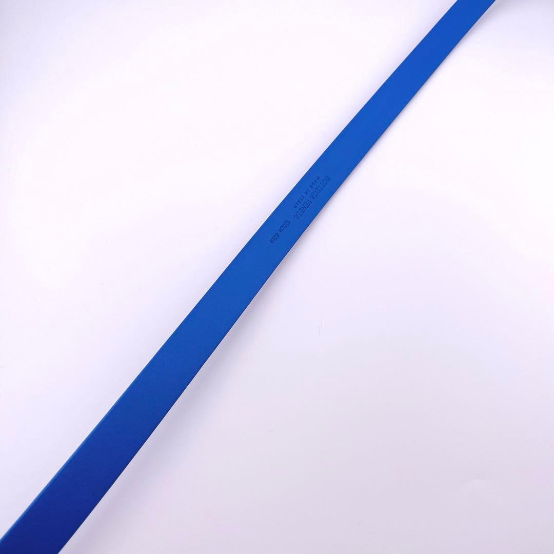 ★ボッテガヴェネタ★ ベルト レザー 100cm 40in ブルー系 青系